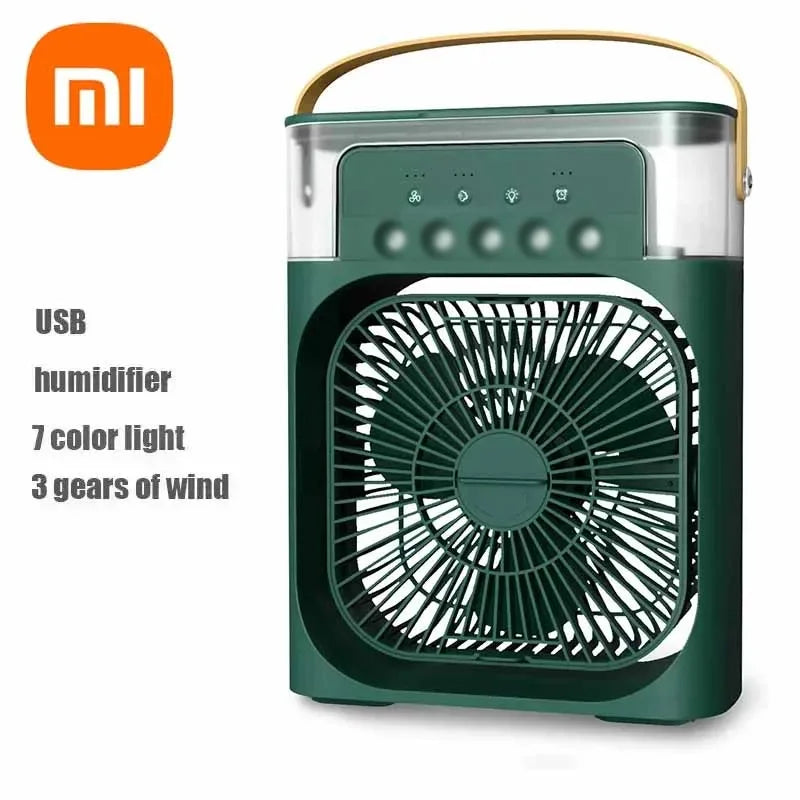 3 In 1 Fan Air Conditioner, LED Light & Portable Humidifier.