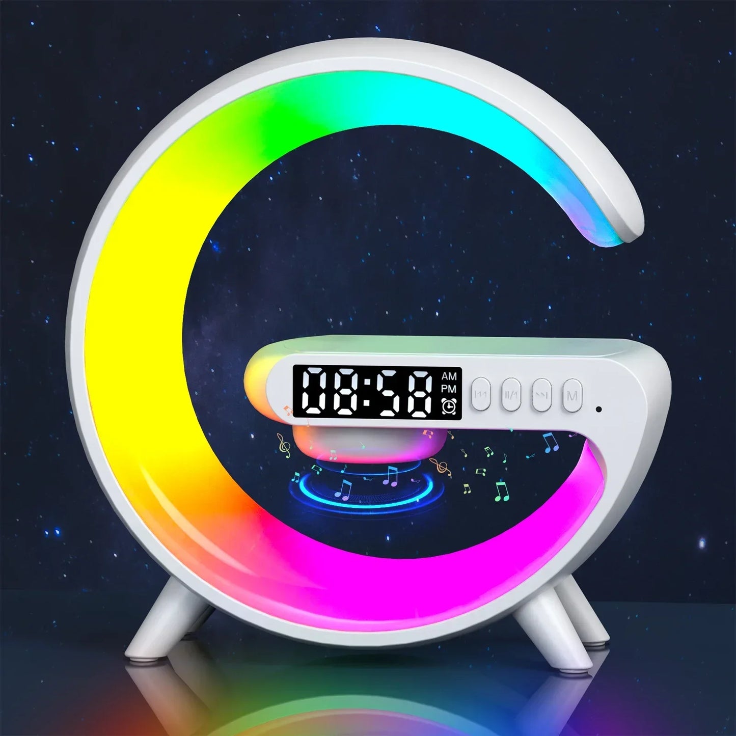 Multifunction charger & Bluetooth Speaker, RGB Light