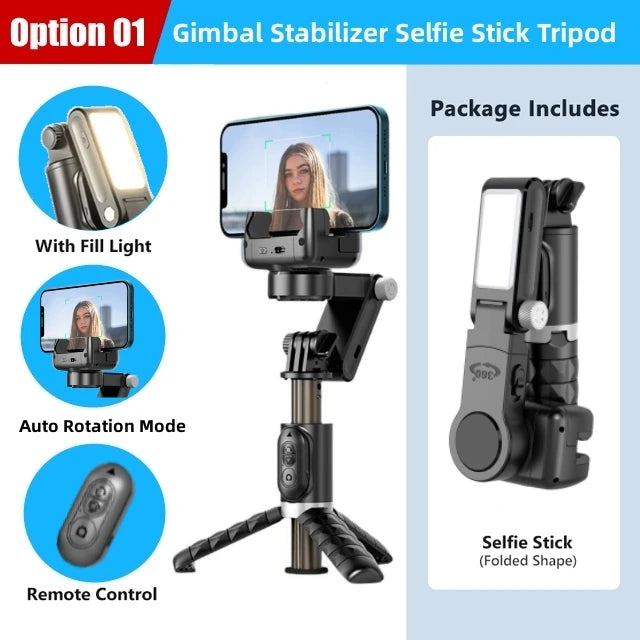 Stabilizer Desktop Selfie Stick.