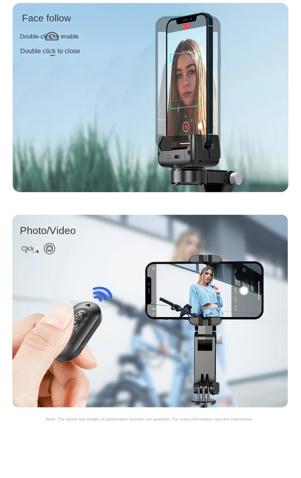 Stabilizer Desktop Selfie Stick.