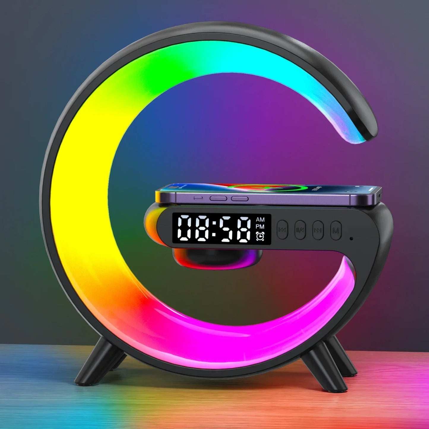 Multifunction charger & Bluetooth Speaker, RGB Light