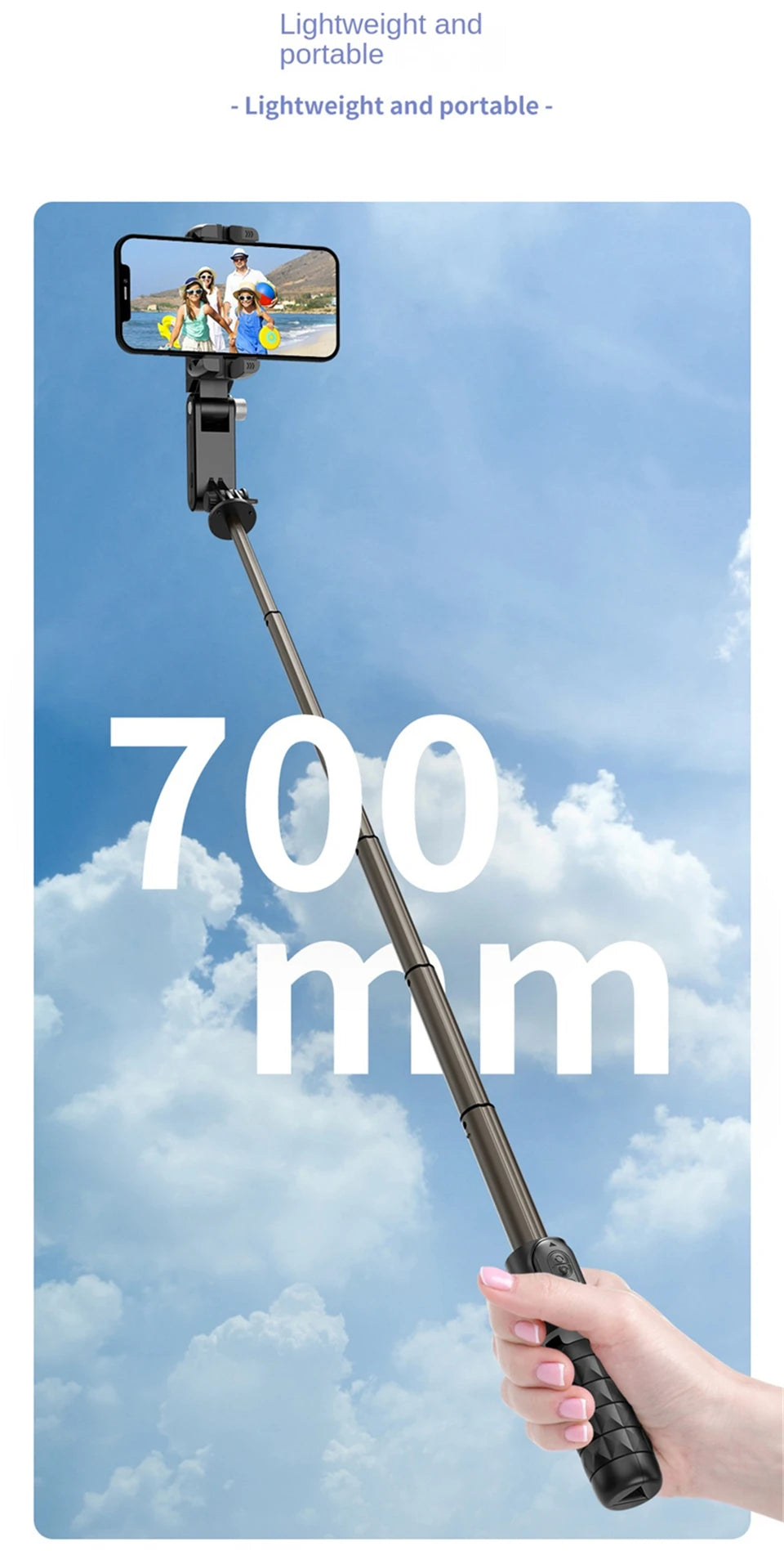 Stabilizer Desktop Selfie Stick.