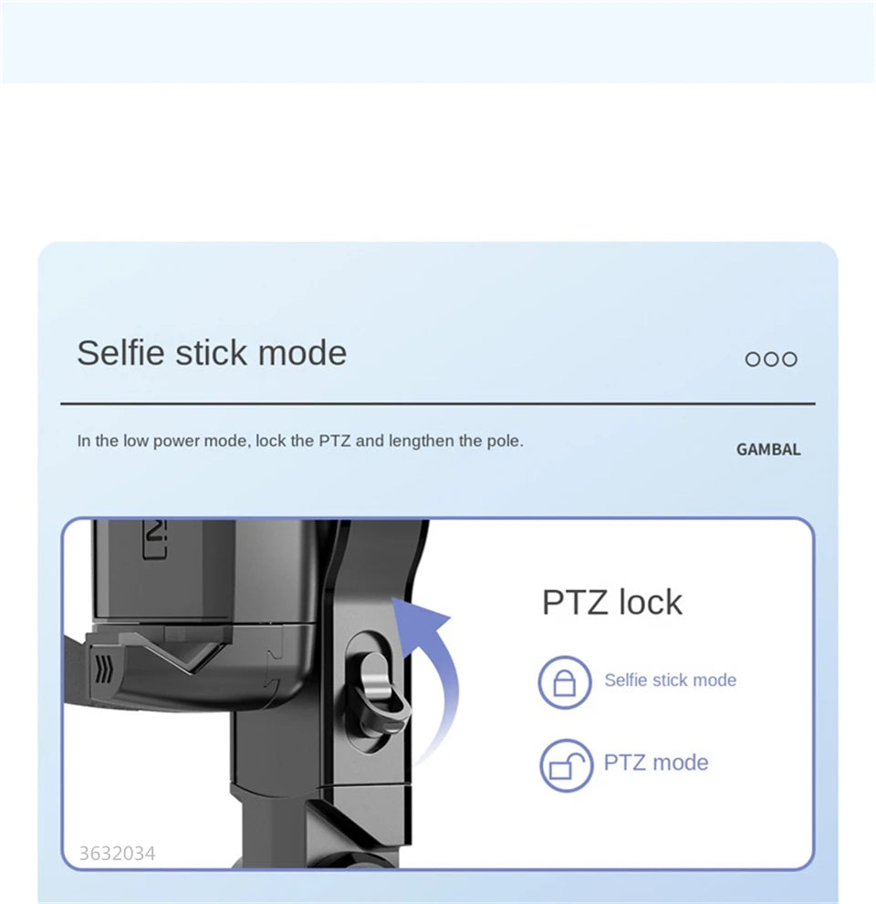 Stabilizer Desktop Selfie Stick.