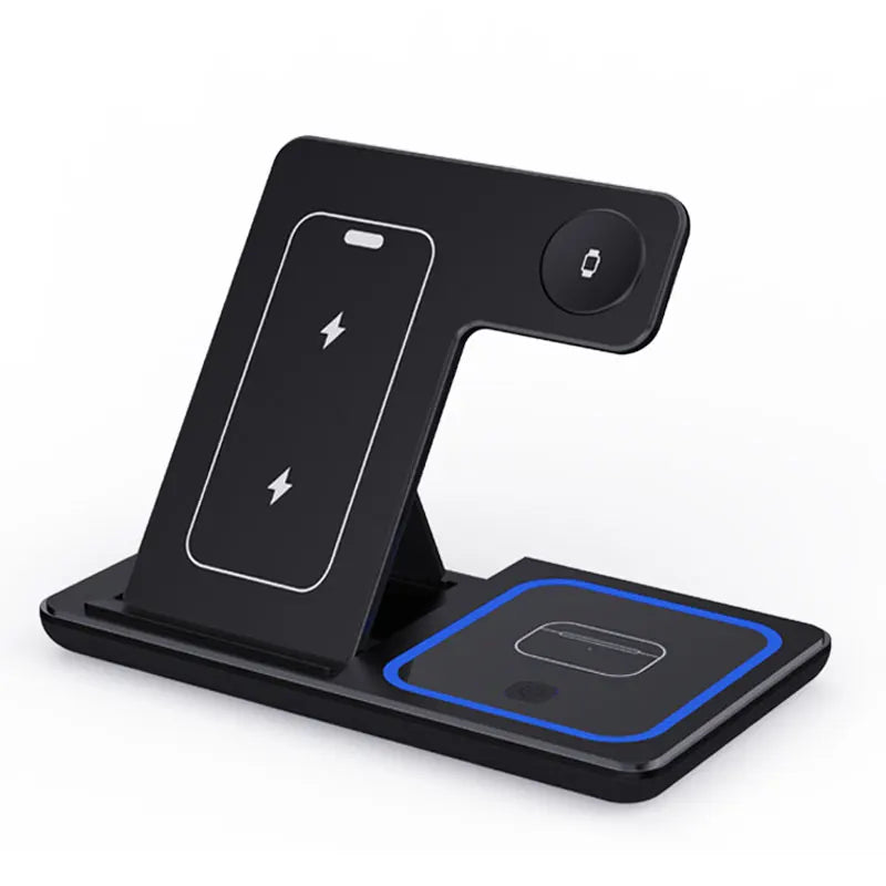 3 In 1 Foldable Wireless Charger & Multi Stand.