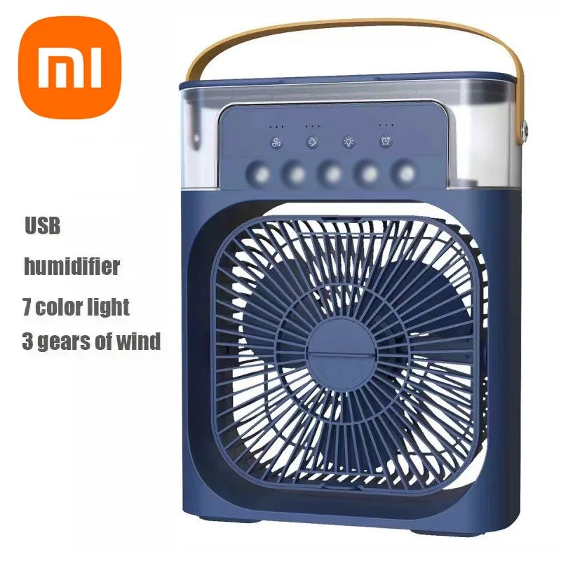 3 In 1 Fan Air Conditioner, LED Light & Portable Humidifier.